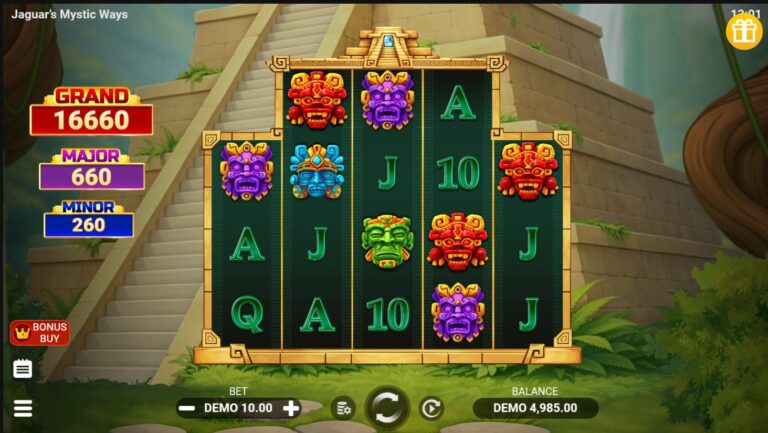 Jaguar’s Mystic Ways slot screenshot