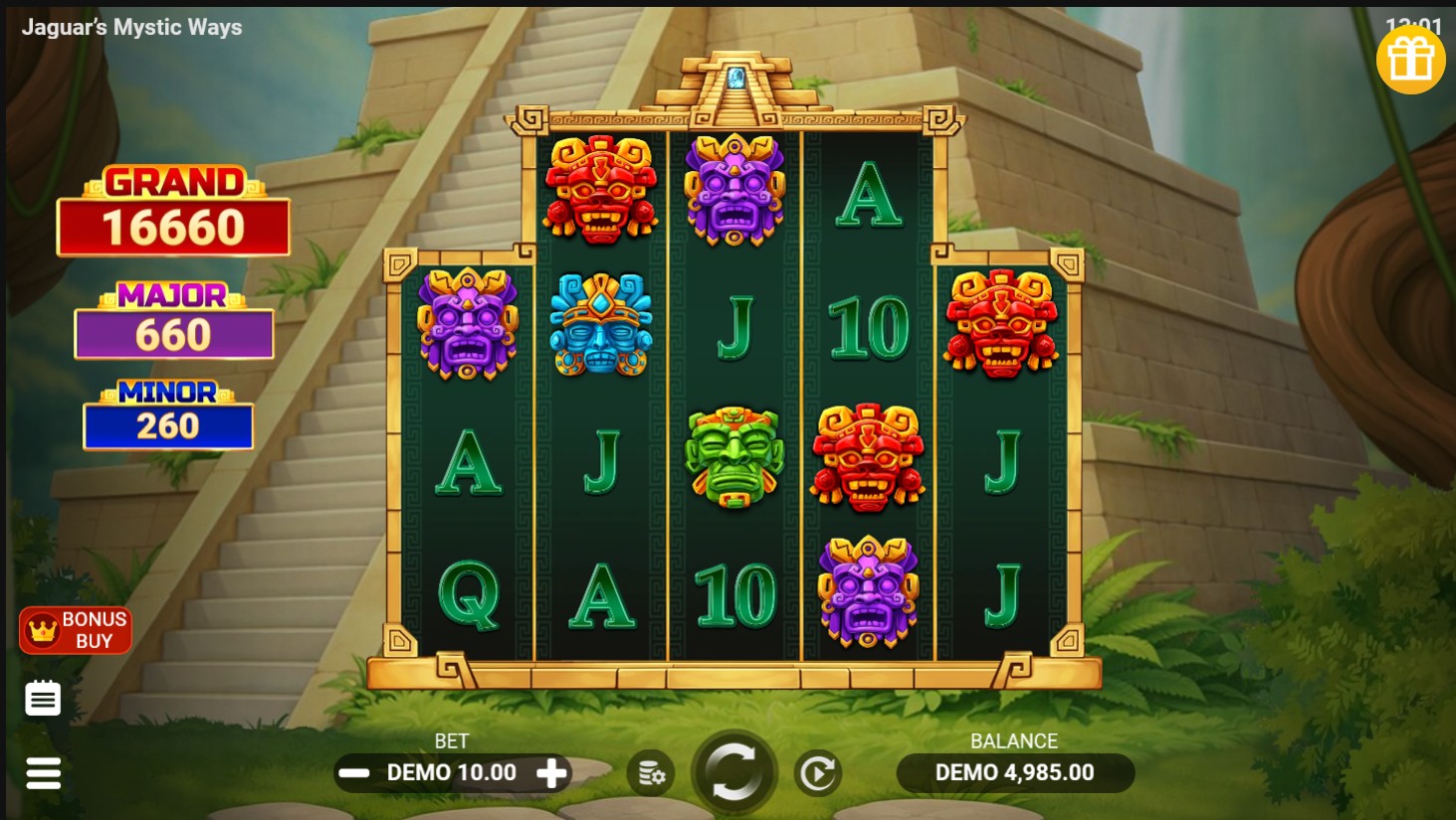 Jaguar's Mystic Ways Online Video Slot