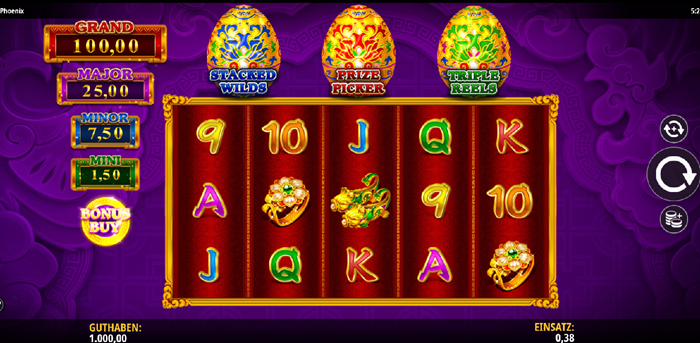 Magnificent Phoenix slot screenshot