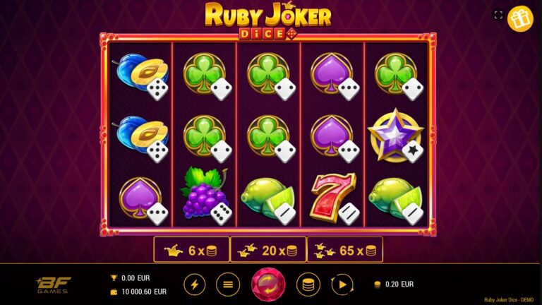 Dice slot screenshot