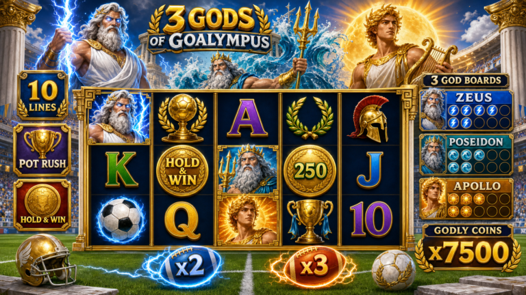 3 Gods Of Goalympus slot screenshot