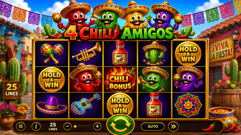 4 Chili Amigos Online Video Slot