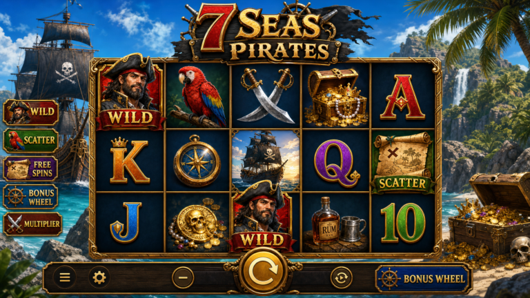 7 Seas Pirates slot screenshot