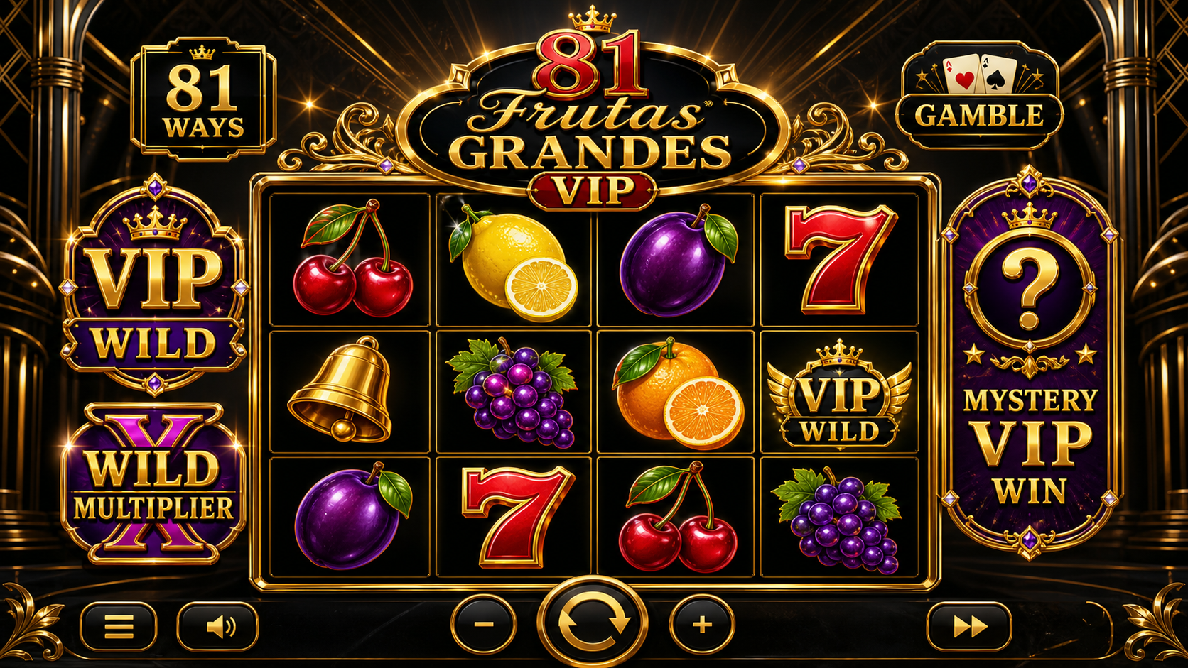 81 Frutas Grandes VIP Online Video Slot