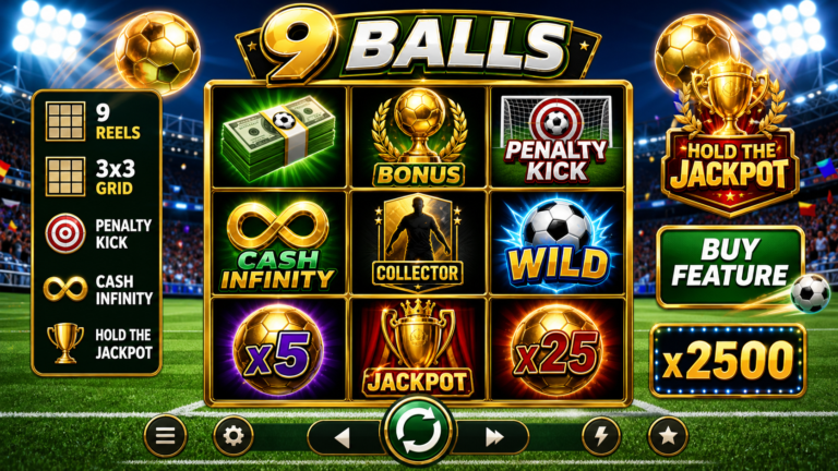 9 Balls Online Video Slot