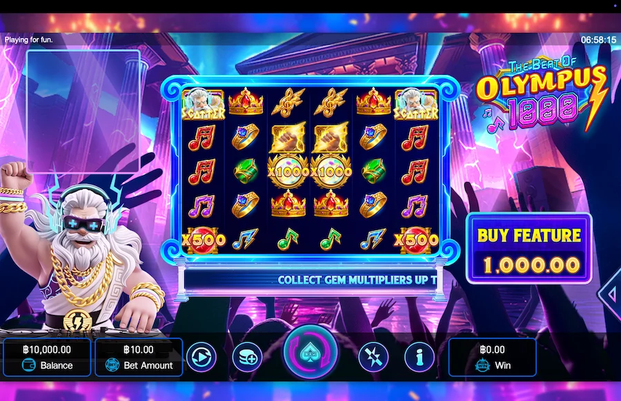 The Beat of Olympus 1000 Online Video Slot