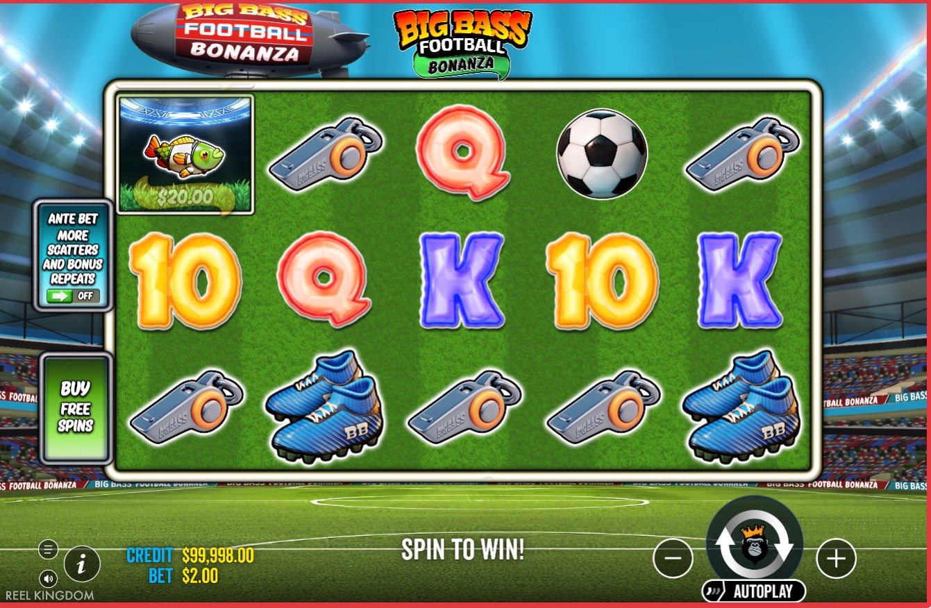 Big Bass Football Bonanza Online Video Slot