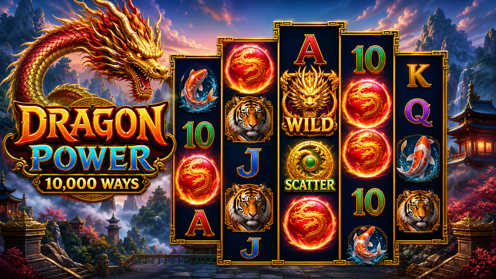 Dragon Power 10,000 Ways Online Video Slot