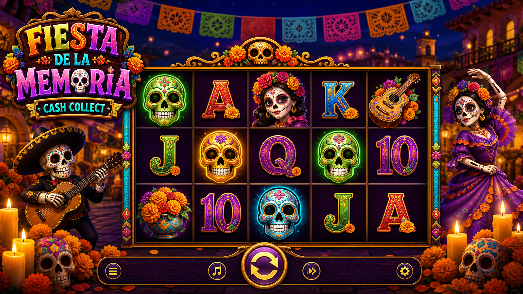 Fiesta de la Memoria Cash Collect Online Video Slot