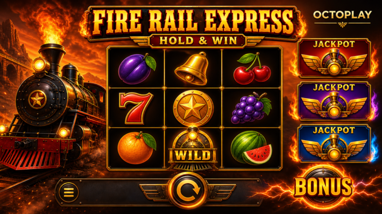 Fire Rail Express: Hold & Win slot screenshot