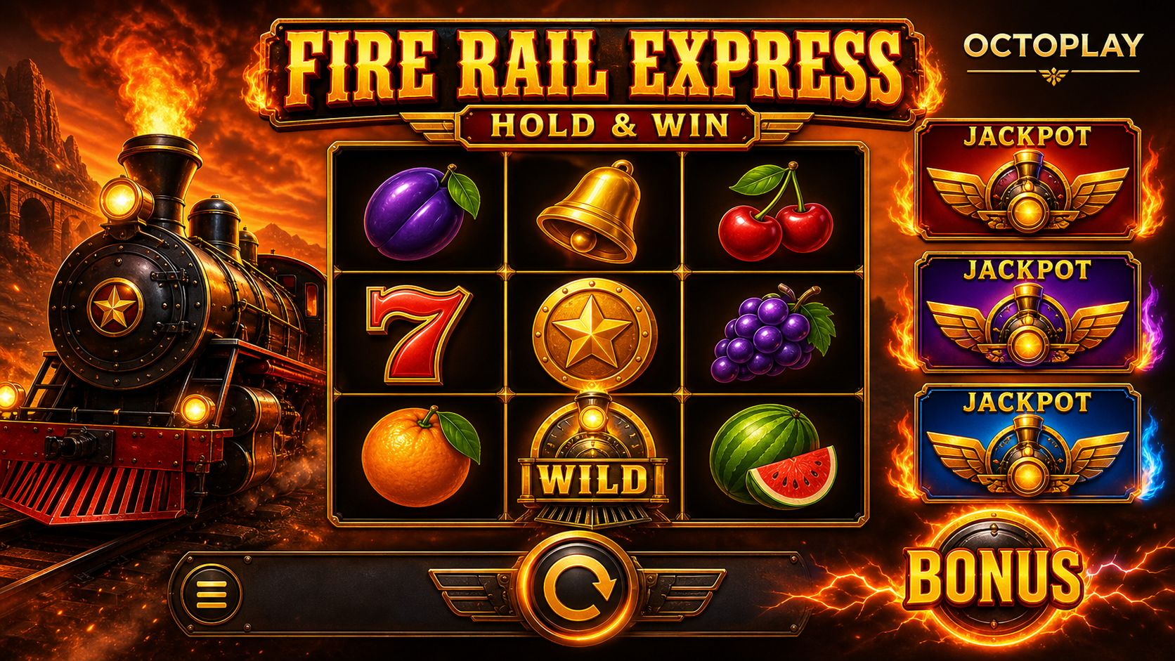 Fire Rail Express: Hold & Win Online Video Slot