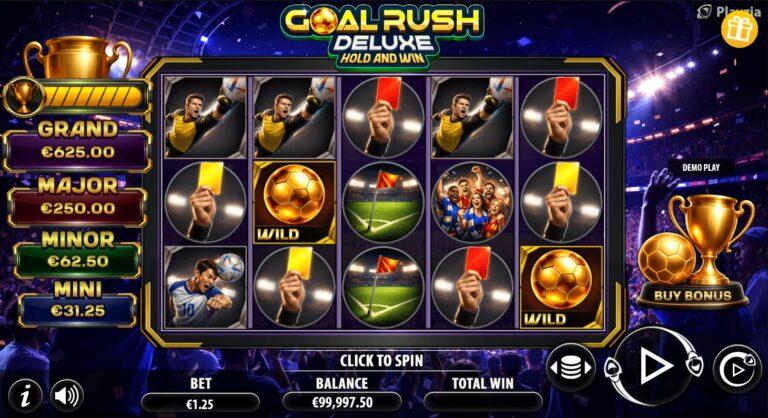 Goal Rush Deluxe slot screenshot