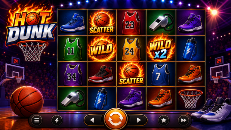 Hot Dunk slot screenshot