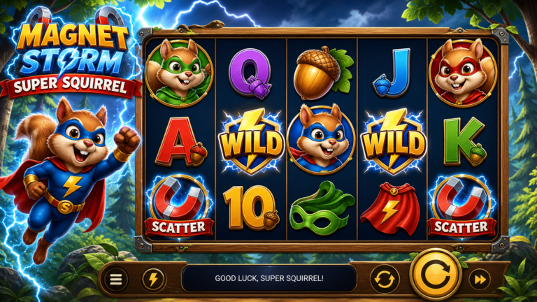 Magnet Storm Super Squirrel Online Video Slot