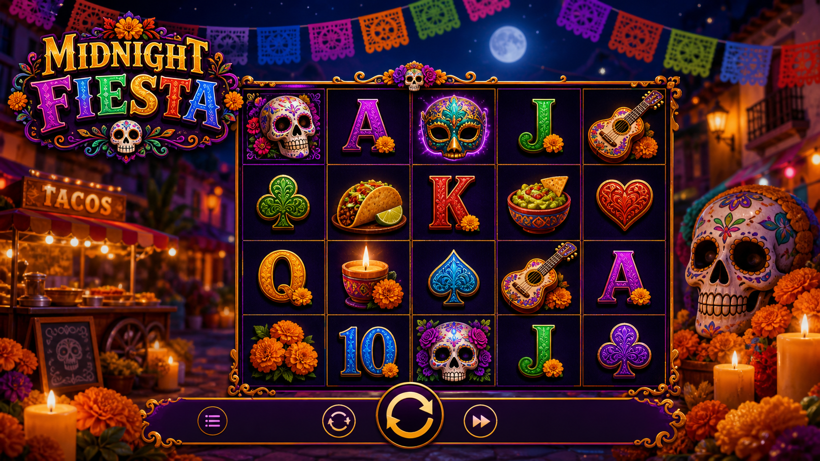 Midnight Fiesta Online Video Slot