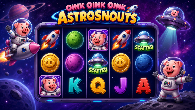 Oink Oink Oink: Astrosnouts slot screenshot