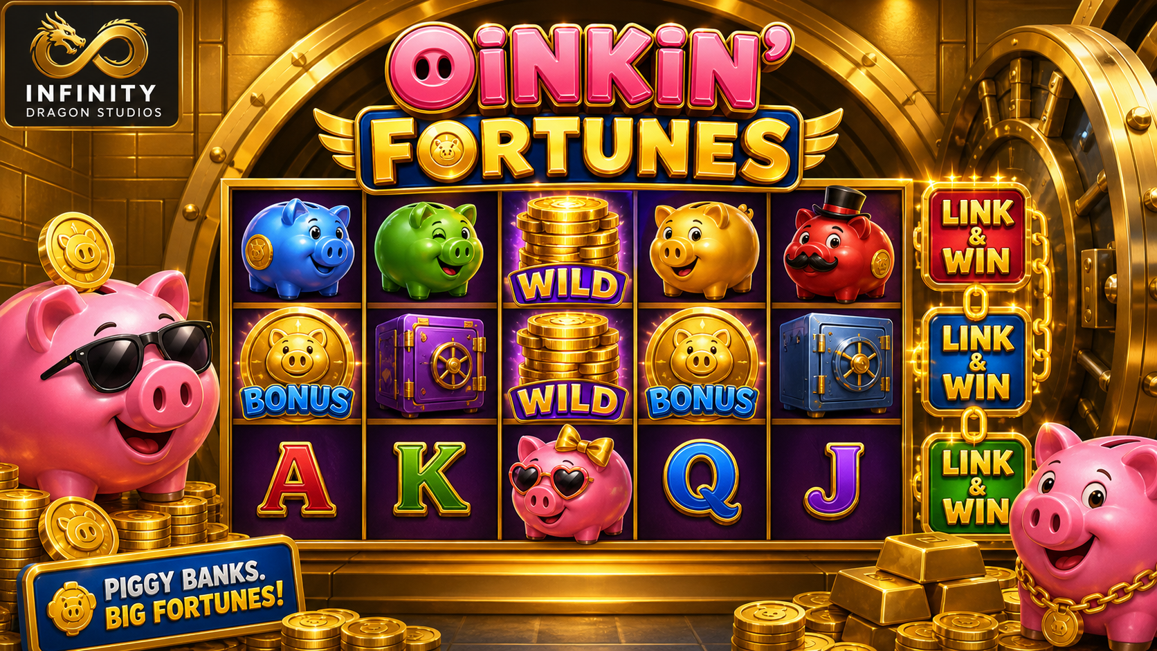 Oinkin' Fortunes Online Video Slot