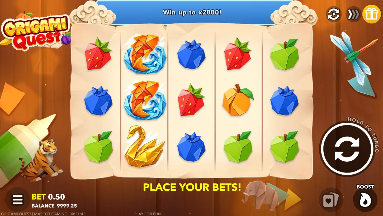 Origami Quest Online Video Slot