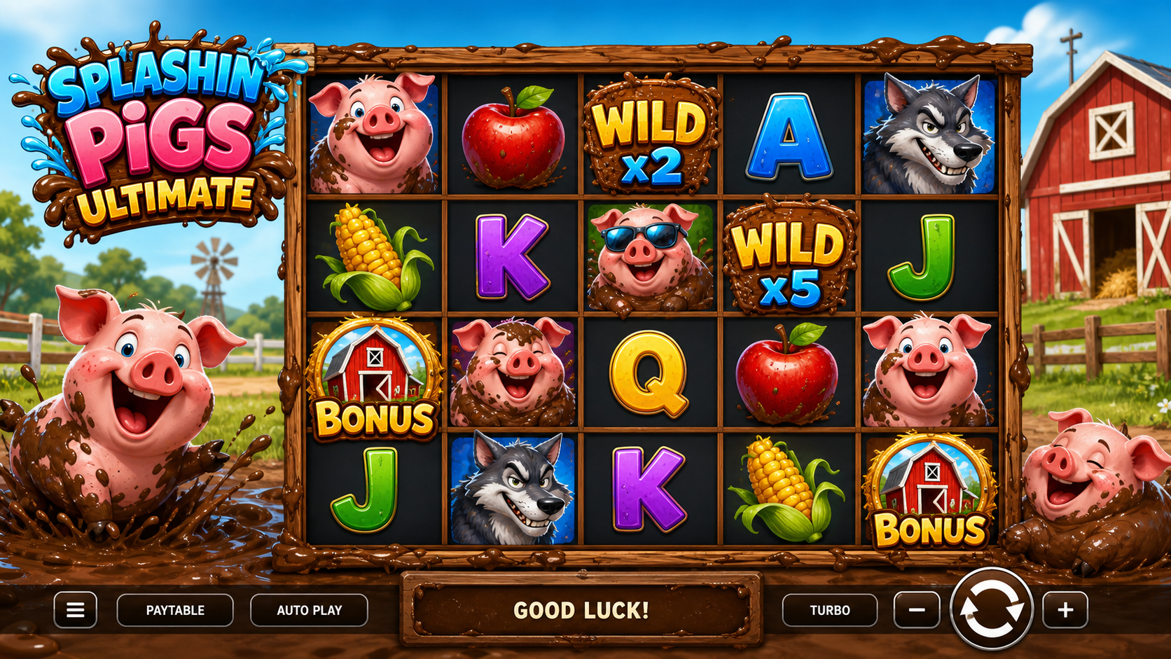 Splashin Pigs Ultimate Online Video Slot