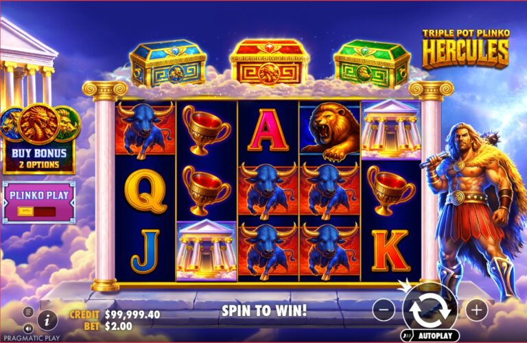 Triple Pot Plinko – Hercules slot screenshot