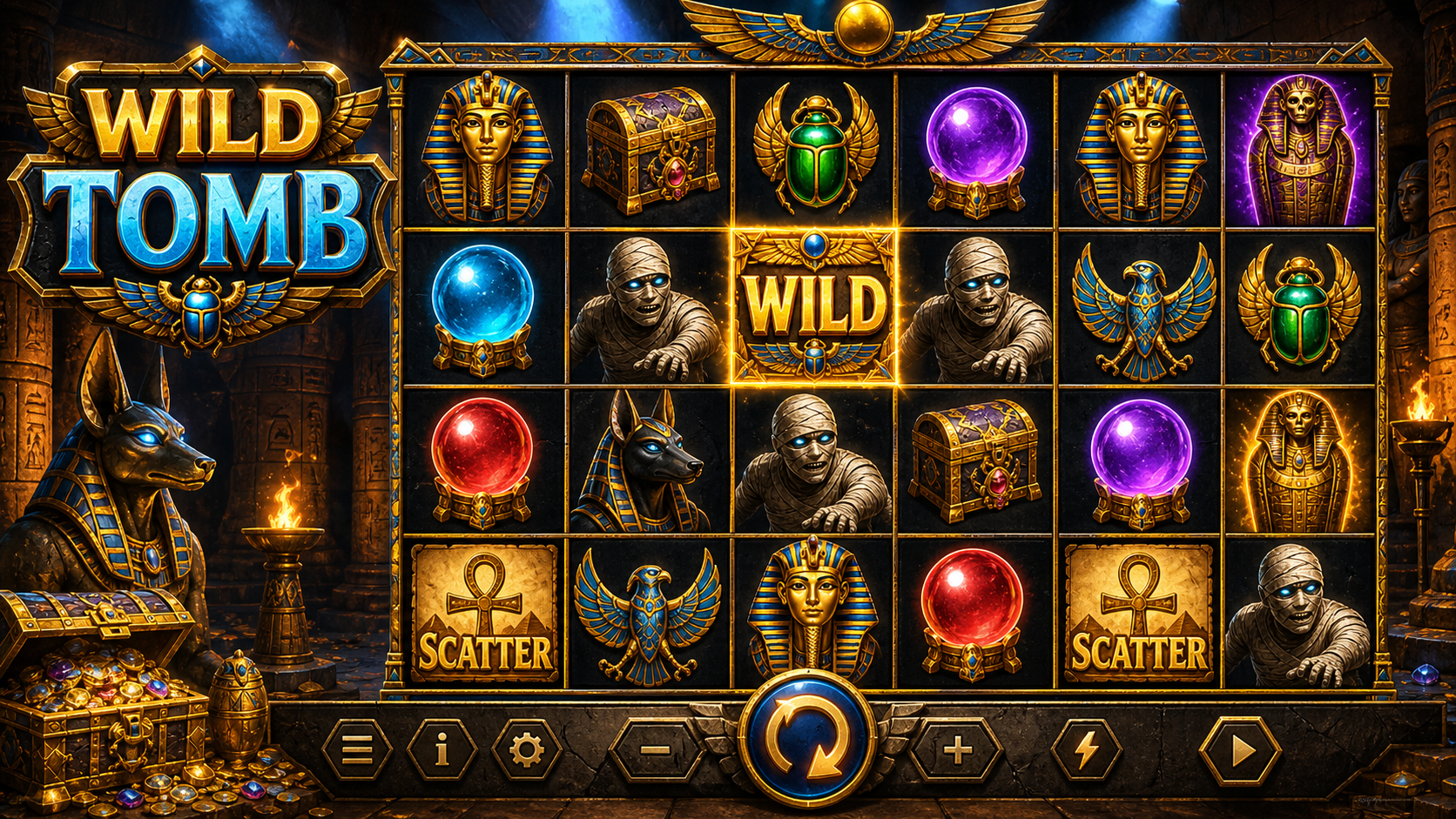 Wild Tomb Online Video Slot