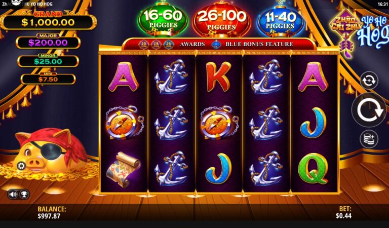 Zhao Cai Zhu Yo Ho Hog Online Video Slot