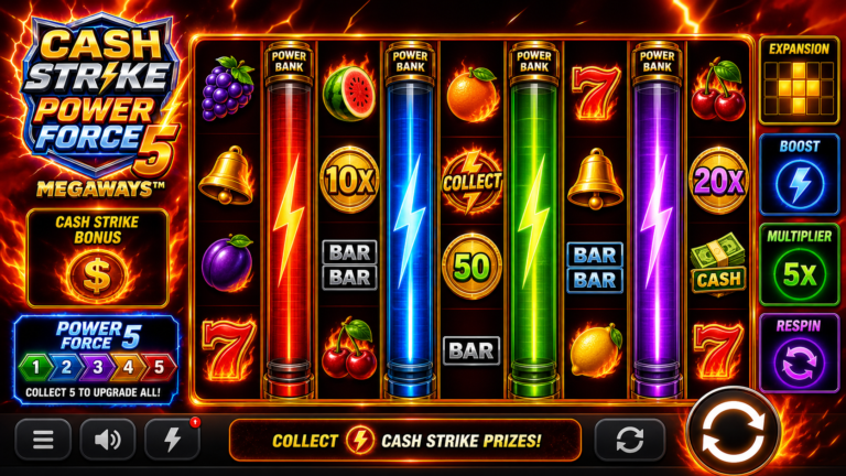Cash Strike Power Force 5 Megaways Online Video Slot