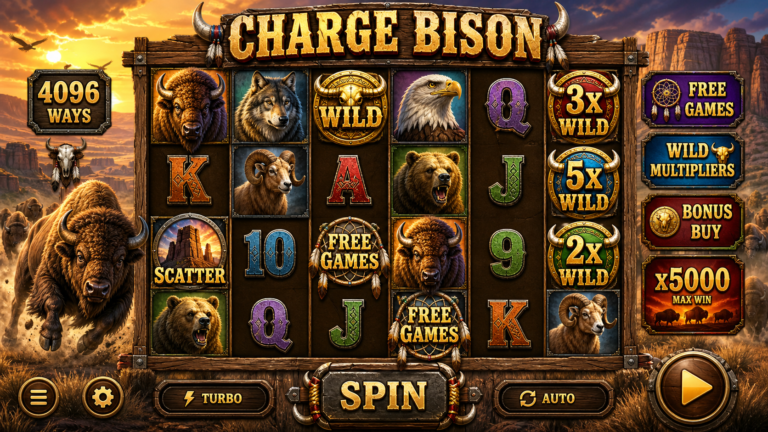 Charge Bison Online Video Slot