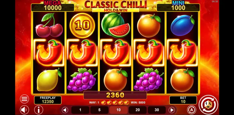 Classic Chilli Hold & Win Online Video Slot