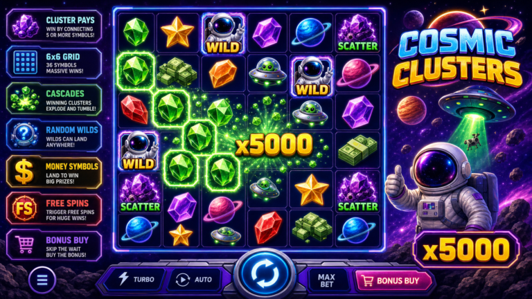 Cosmic Clusters slot screenshot