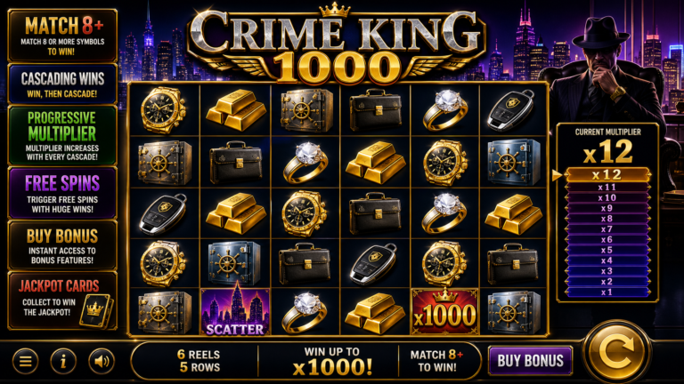 Crime King 1000 Online Video Slot