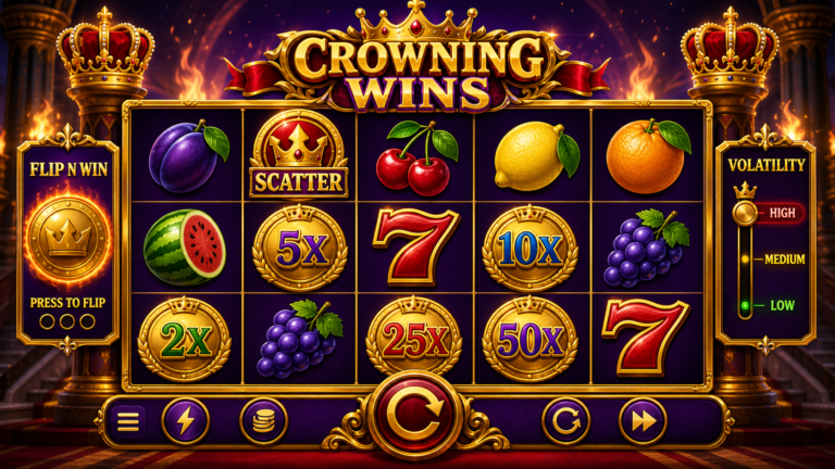 Crowning Wins Online Video Slot