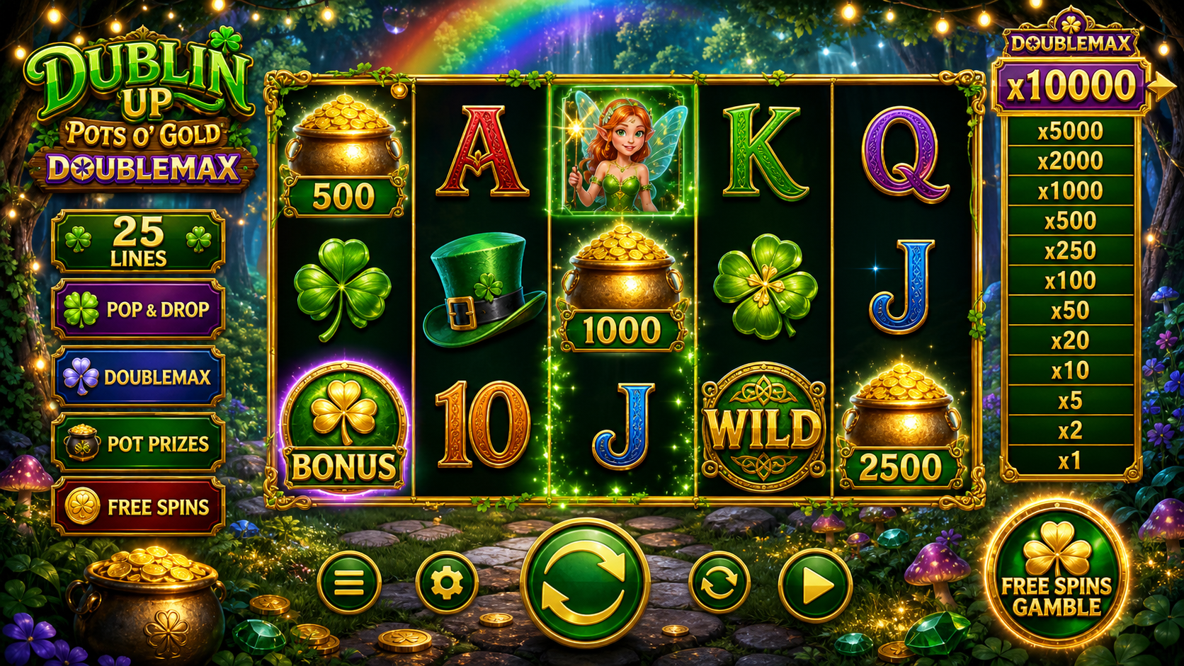 Dublin Up Pots O' Gold DoubleMax Online Video Slot