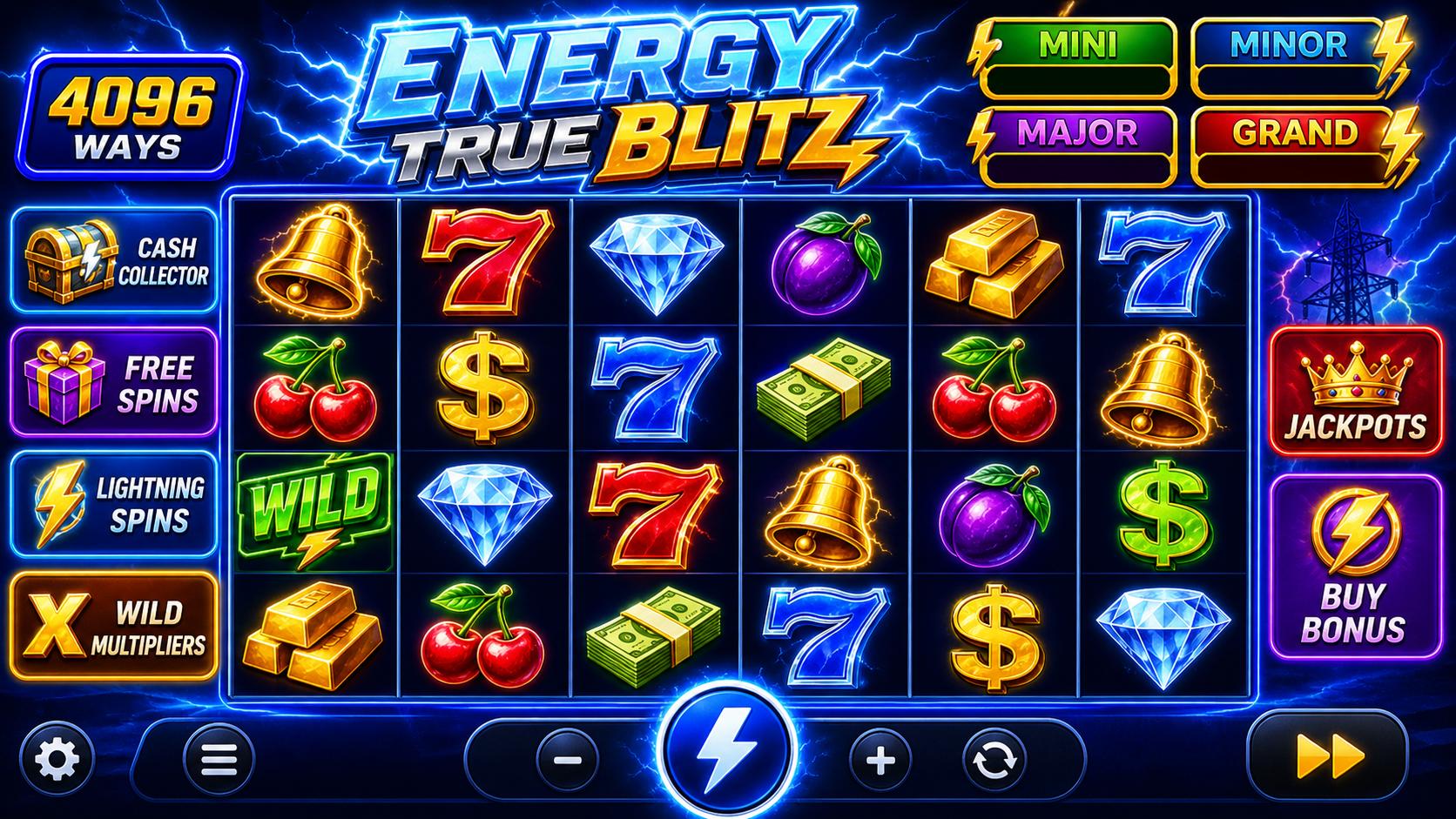 Energy True Blitz Online Video Slot