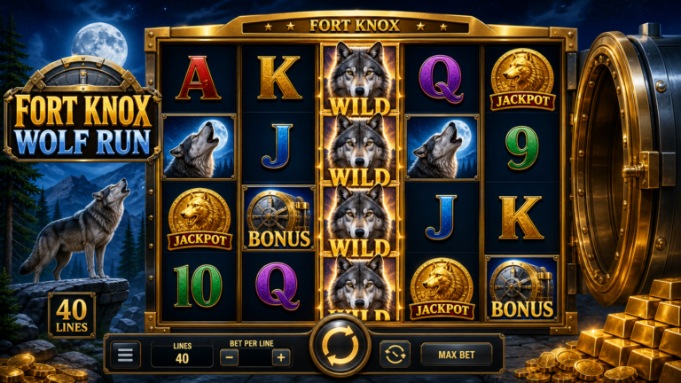 Fort Knox Wolf Run slot screenshot