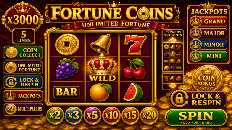 Fortune Coins Unlimited Fortune Online Video Slot