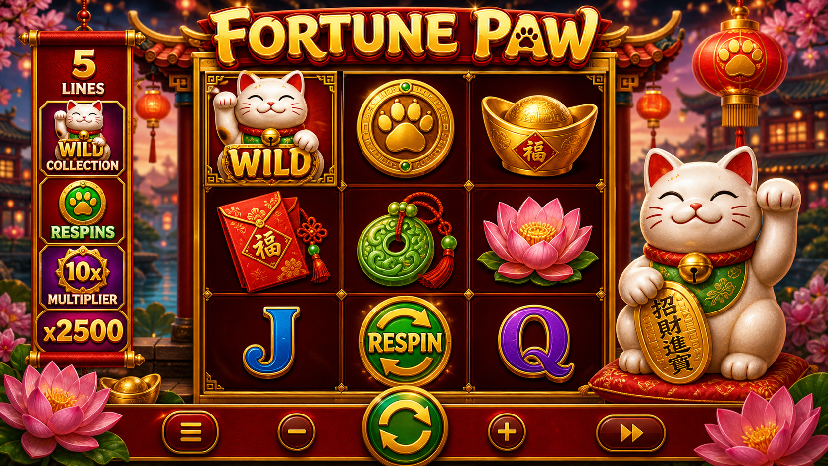 Fortune Paw Online Video Slot