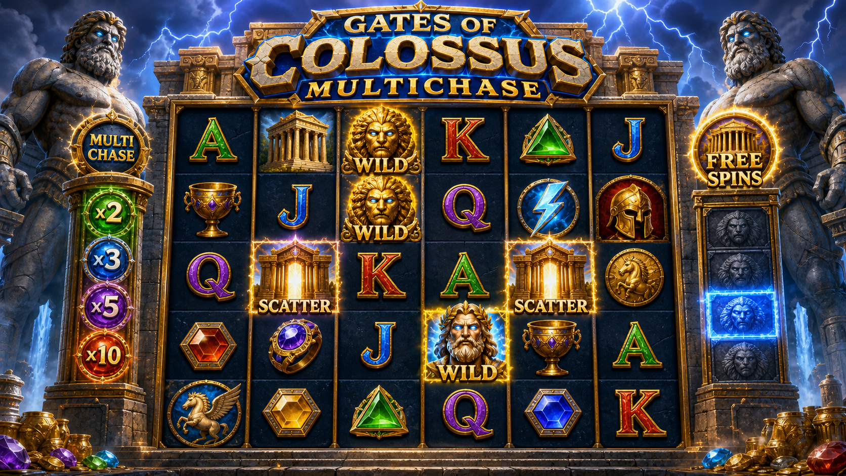 Gates of Colossus MultiChase Online Video Slot