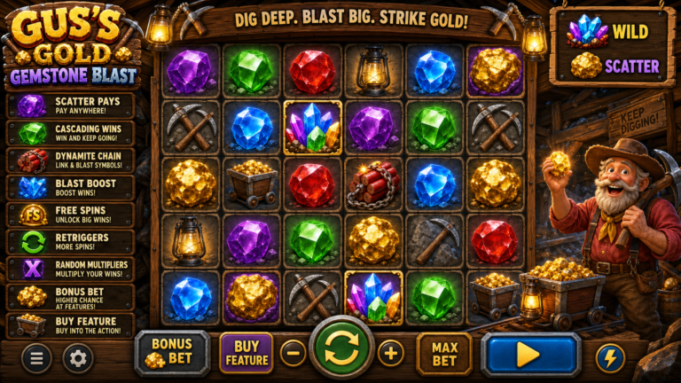 Guss Gold Gemstone Blast slot screenshot