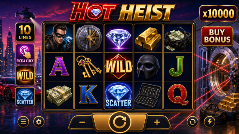 Hot Heist slot screenshot