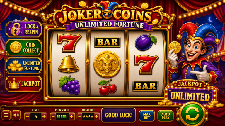 Joker Coins Unlimited Fortune Online Video Slot