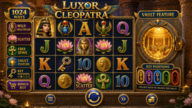 Luxor of Cleopatra slot screenshot