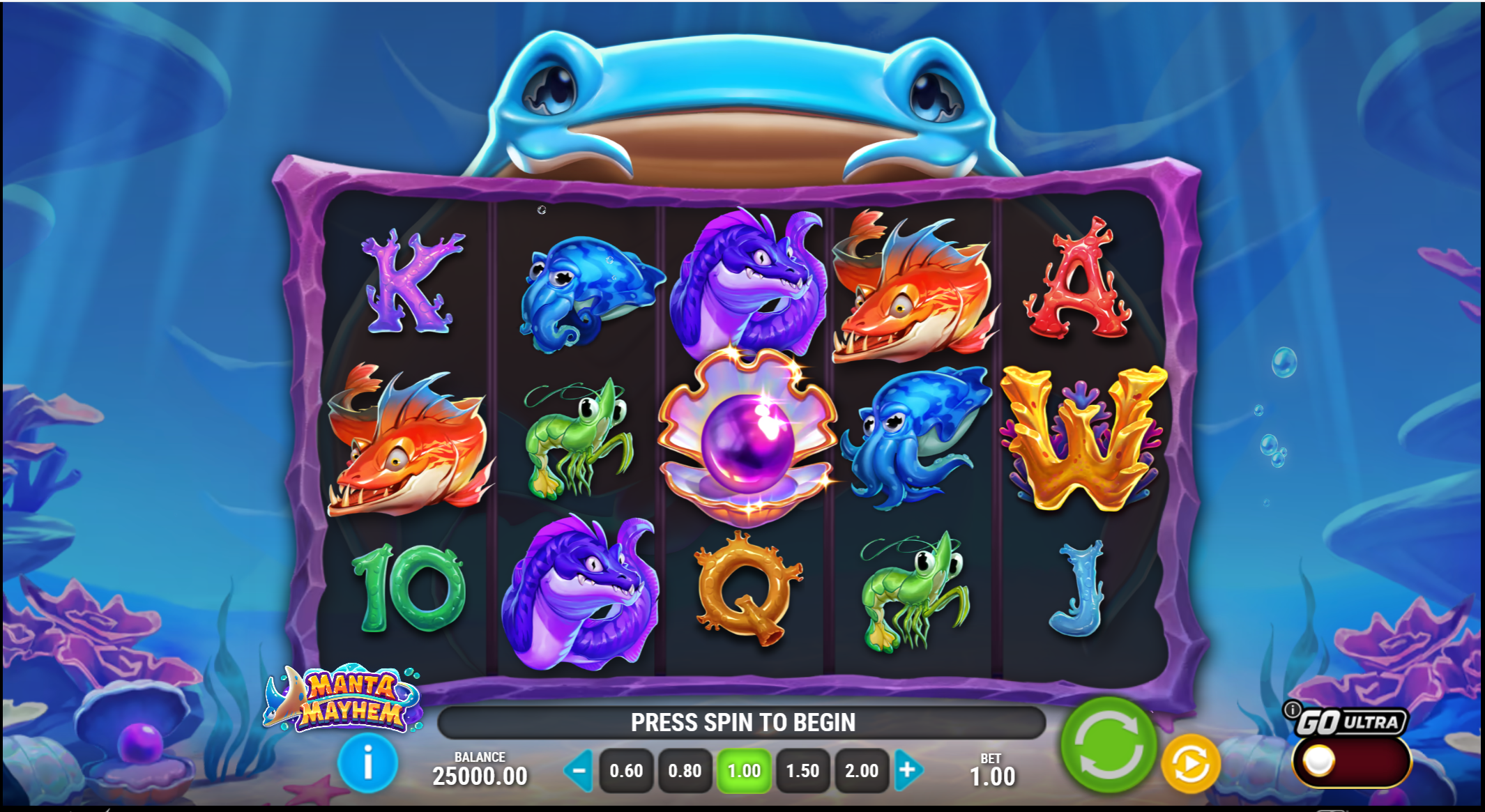 Manta Mayhem Online Video Slot