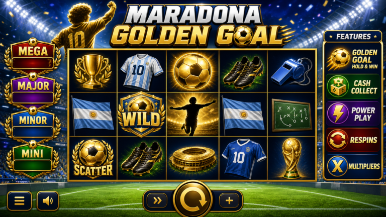 Maradona Golden Goal slot screenshot