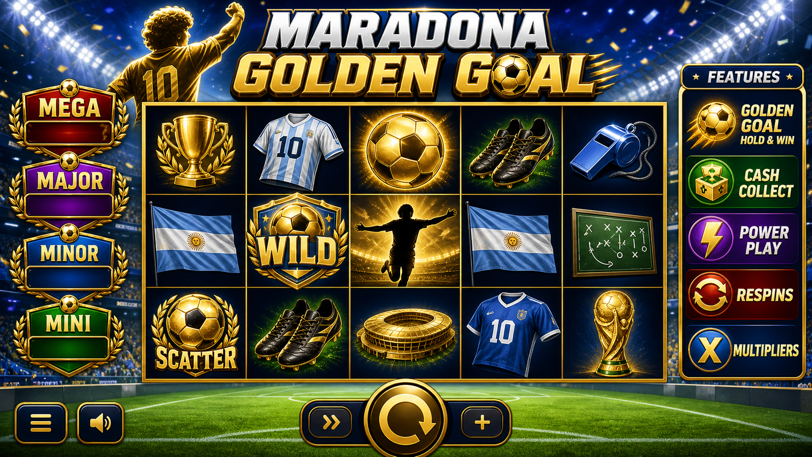 Maradona Golden Goal Online Video Slot