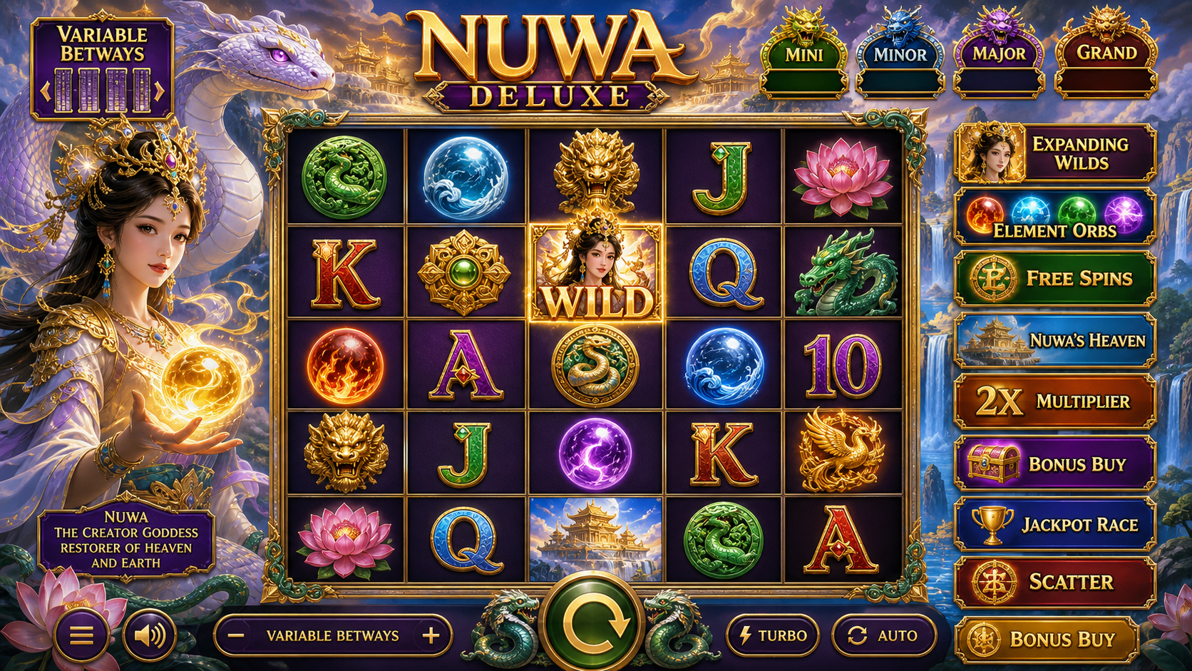 Nuwa Deluxe Online Video Slot