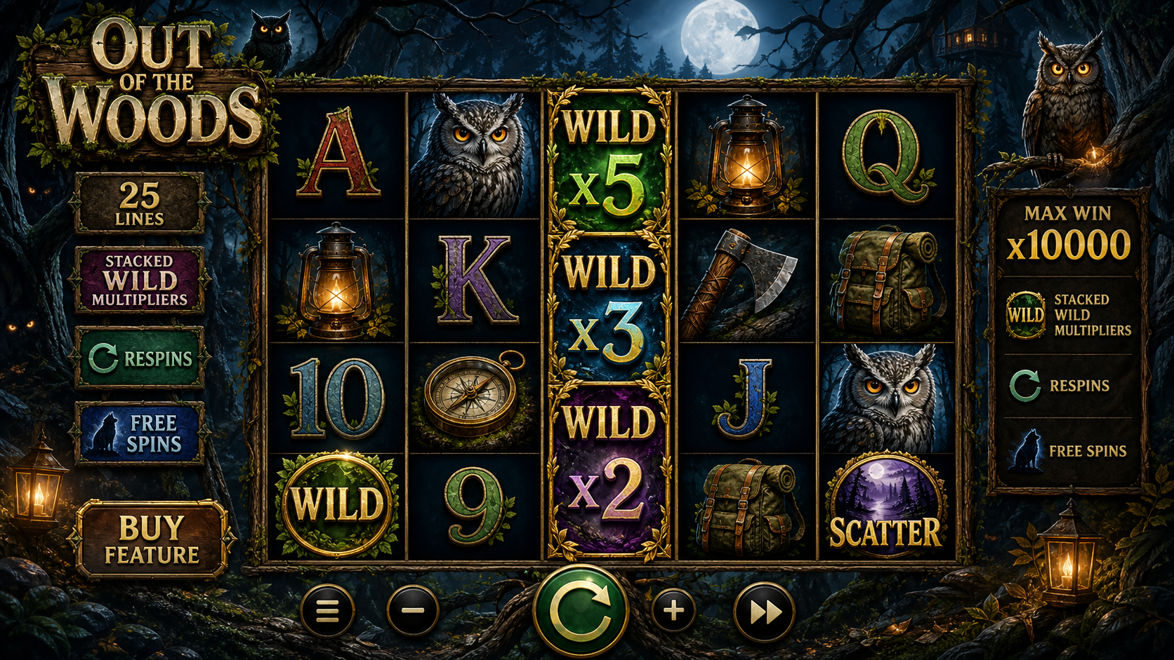 Out Of The Woods Online Video Slot