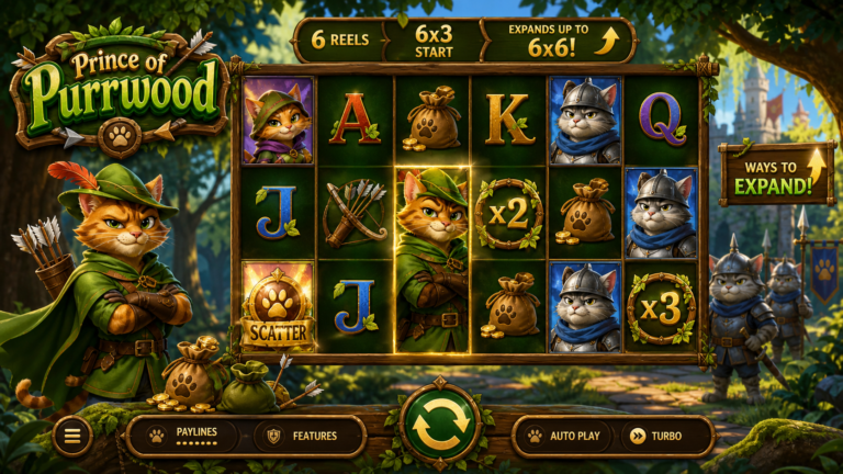 Prince Of Purrwood Online Video Slot