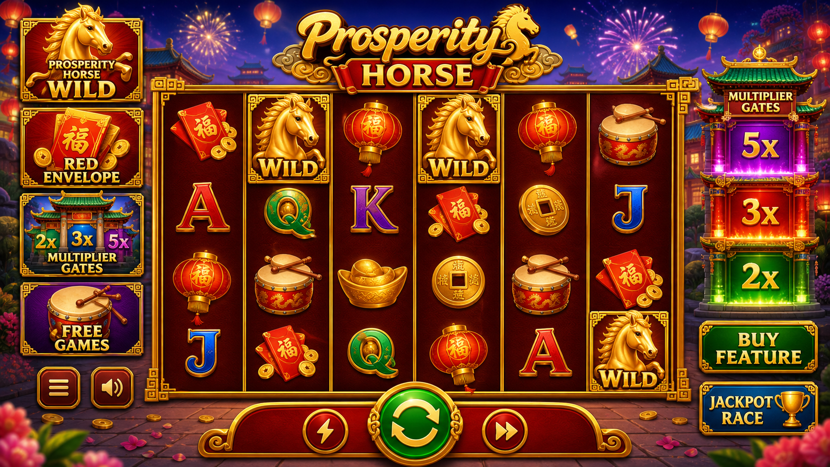 Prosperity Horse Online Video Slot