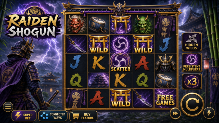 Raiden Shogun slot screenshot
